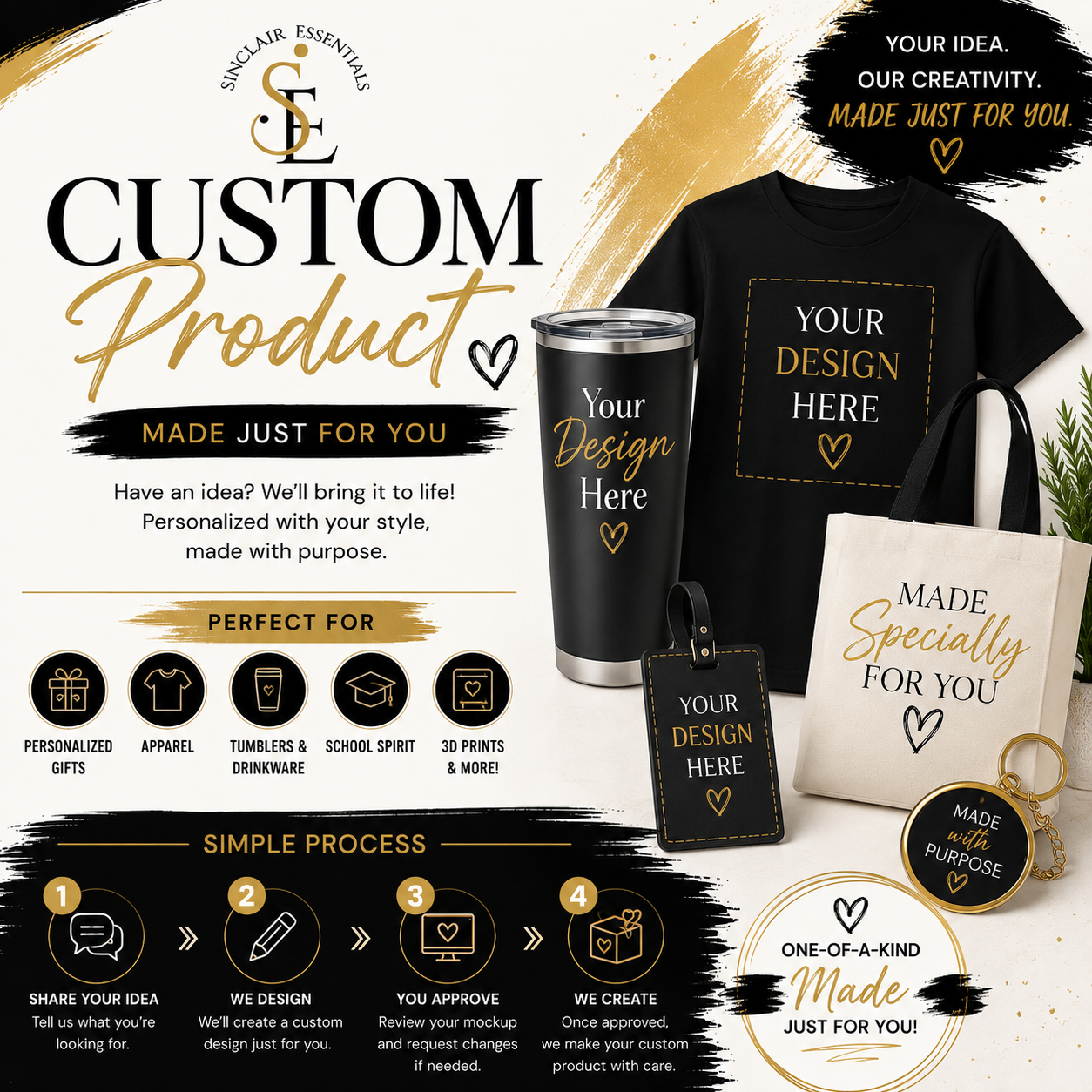 Create Your Own Custom Product | Sinclair Essentials