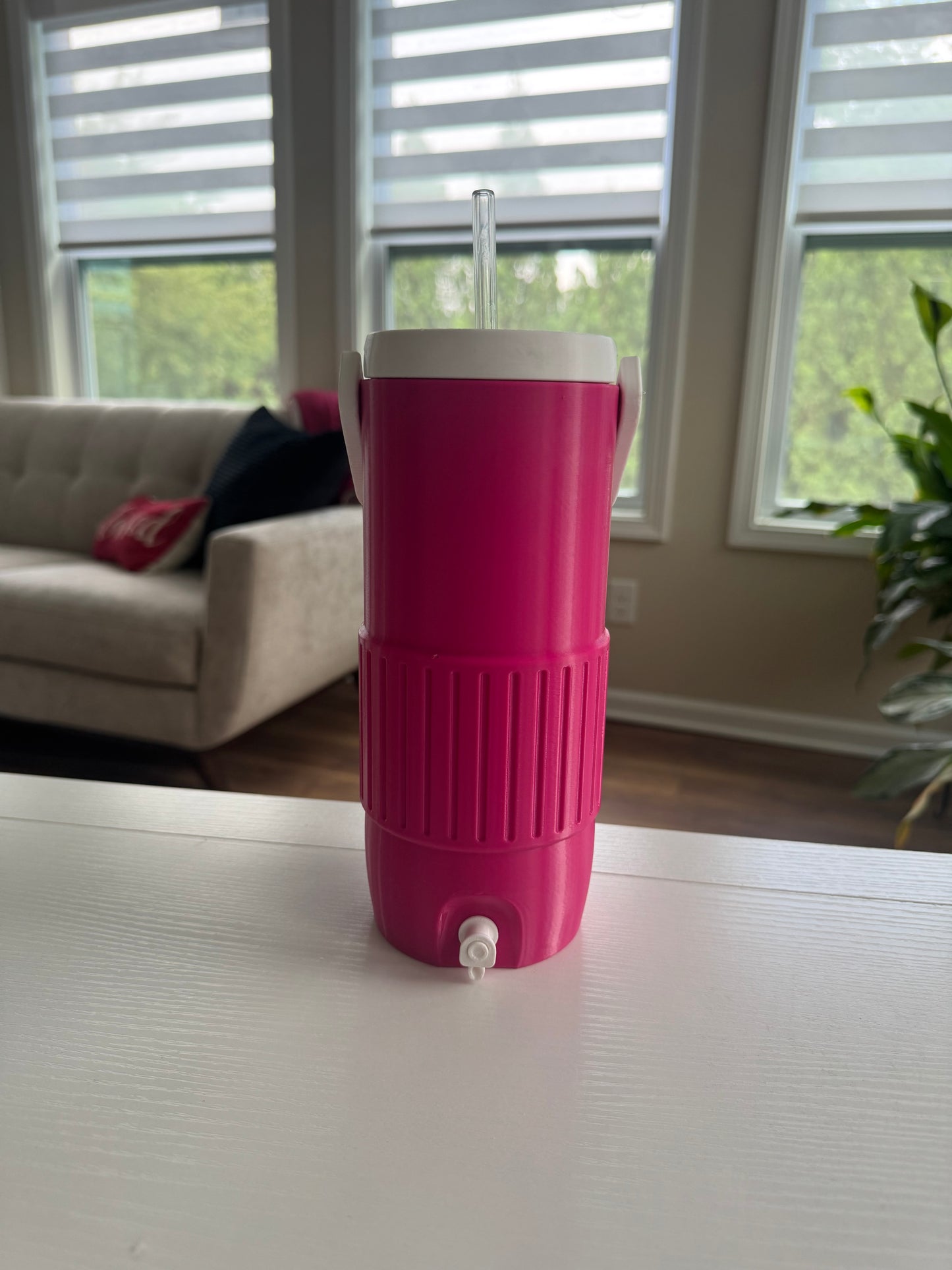 Classic Cooler Style Tumbler | Insulated Tumbler Carrier | Drink Holder