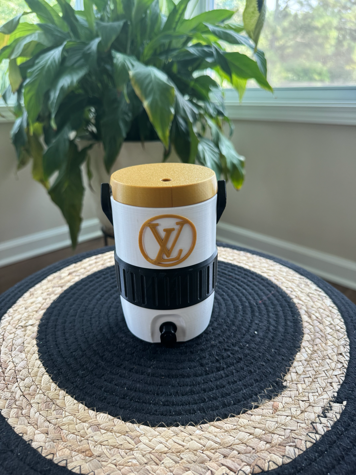 Midnight Gold Interchangeable Tumbler System | Glam Collection | Personalized 3D Printed Tumbler Wrap