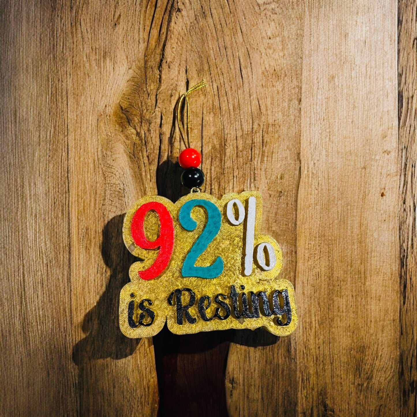92% Car Freshie Keepsake