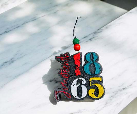 Juneteenth Car Freshie Keepsake