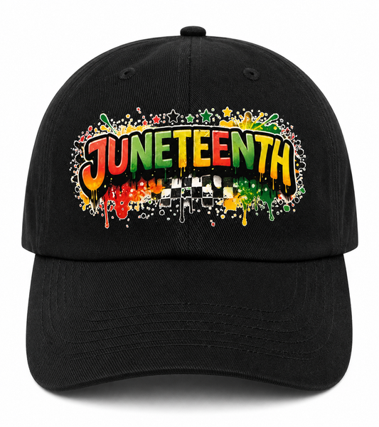 Juneteenth Hat | Freedom Day Hat | Juneteenth 1865 Hat | Cultural Graphic Hat | Melanin Pride Cap