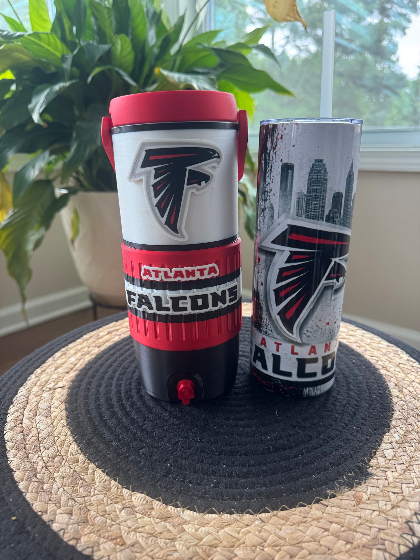 ATL Falcons Interchangeable Tumbler System | Sports Collection | 3D Printed Tumbler Wrap