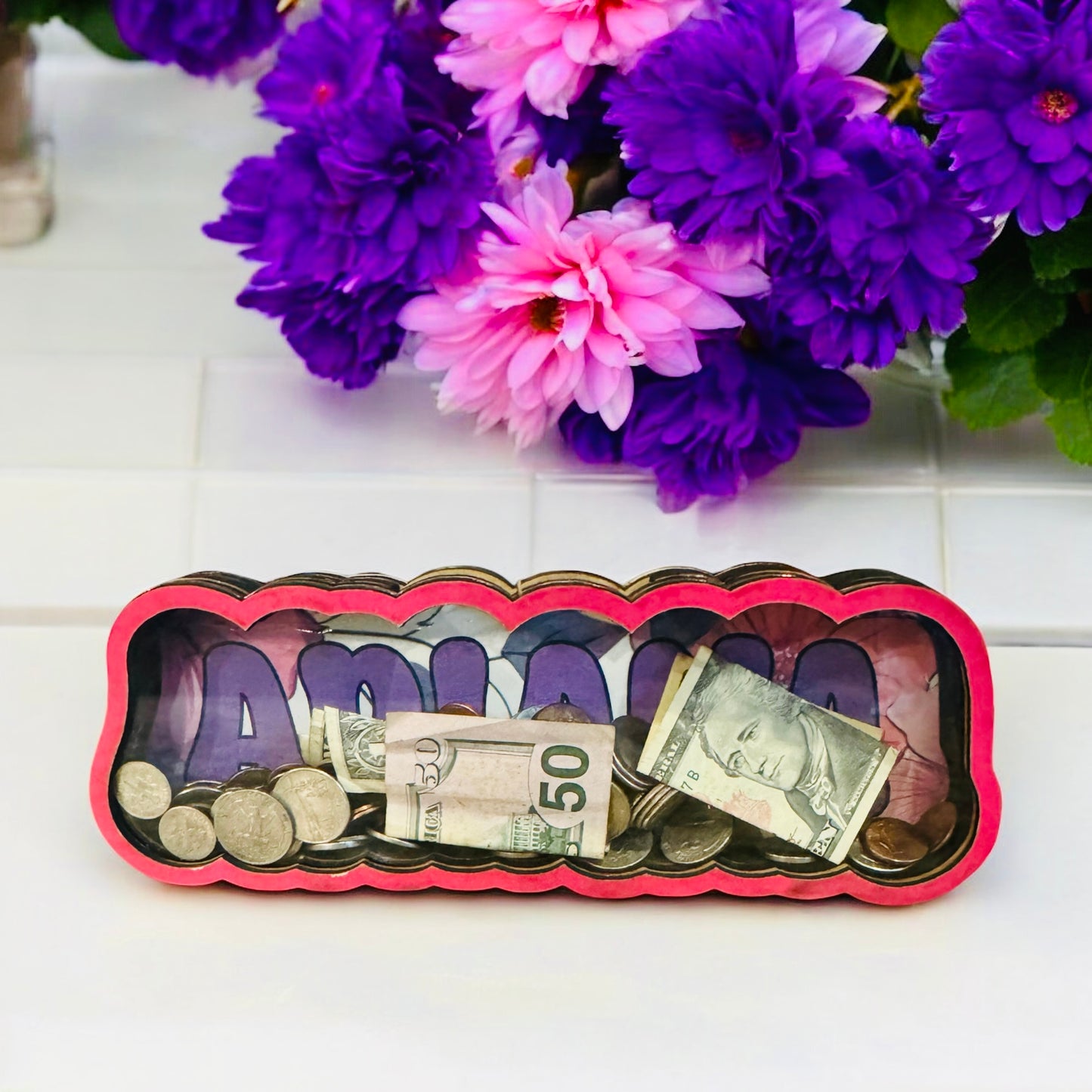 Personalized Name Coin Bank