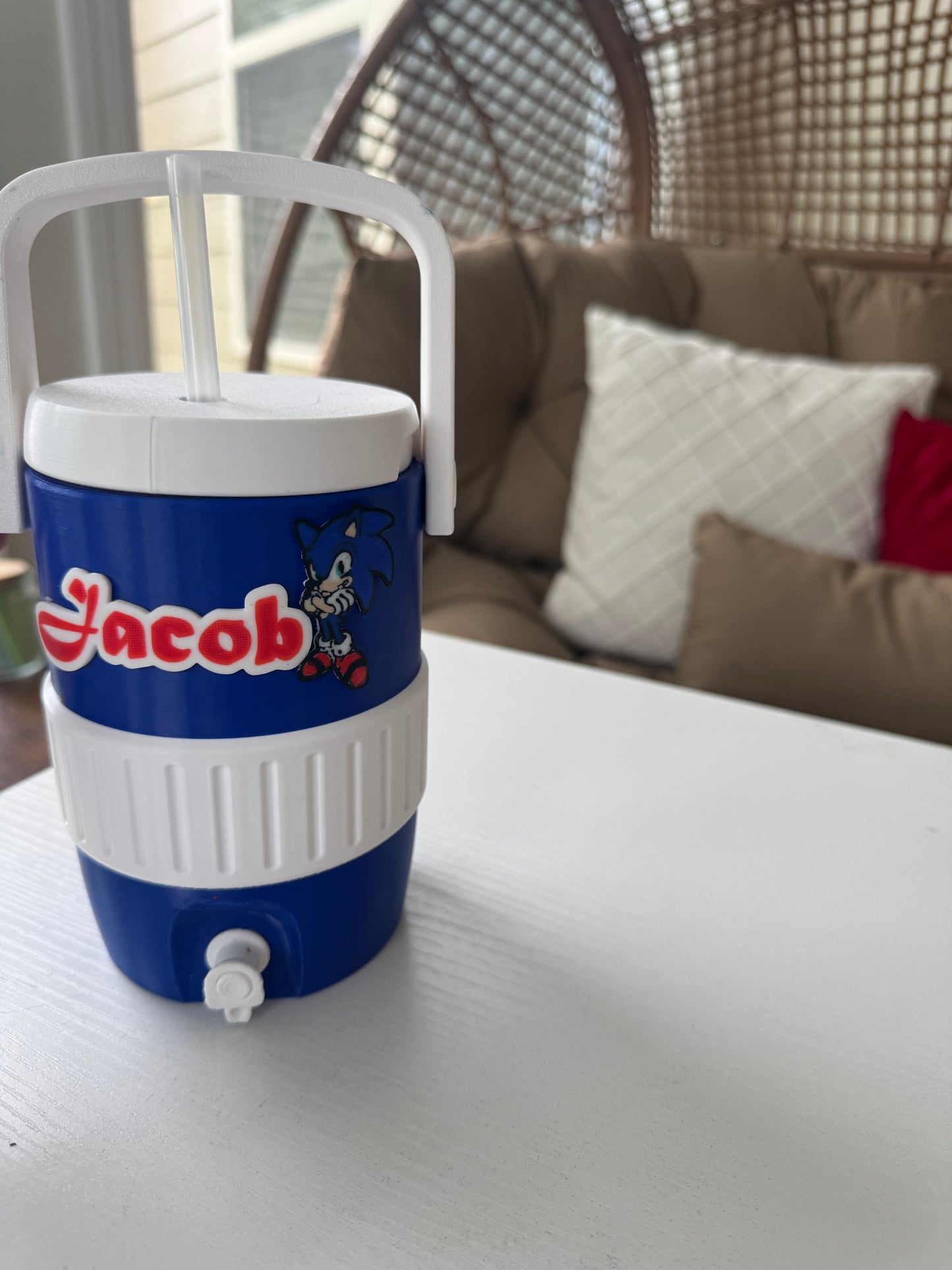 Personalized 12oz  Cooler Style Tumbler | Insulated Tumbler Carrier | Drink Holder