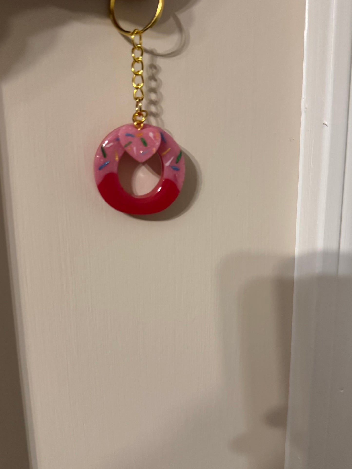 Sweet Treats Initial Keychain / Bag Tag