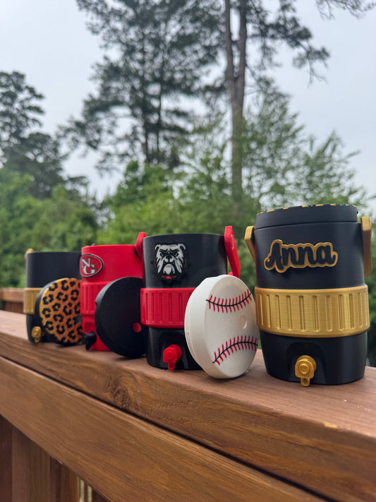 Custom Cooler Can Holder | Insulated  Can Carrier | Team Spirit Drink Holder