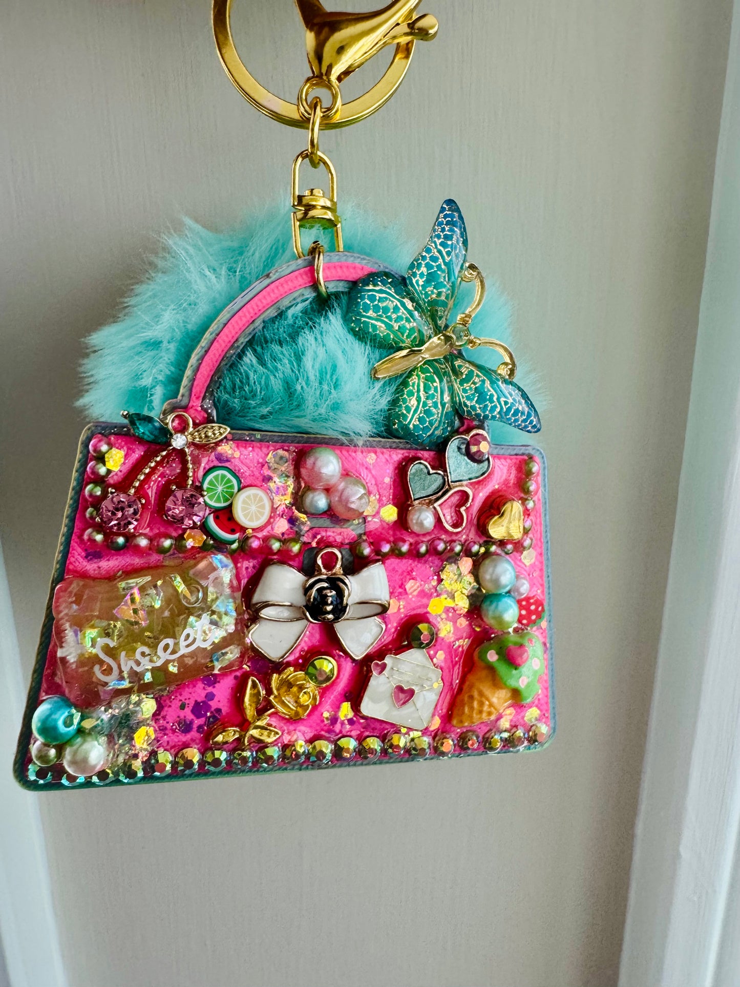 Sweetheart Sparkle Stack Keycharm